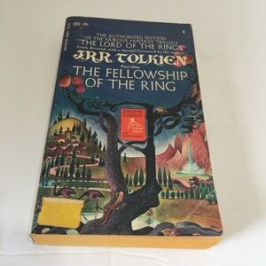 The Fellowship of the Ring Book J.R.R. Tolkien vintage